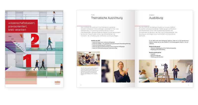 Atelier Leuthold Grafikdesign: Portfolio - Corporate publishing - Geschäftsbericht HFH 2017