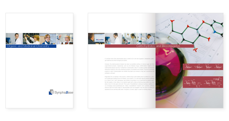 Atelier Leuthold Grafikdesign: Portfolio - Corporate publishing - Broschüre SynphaBase Image