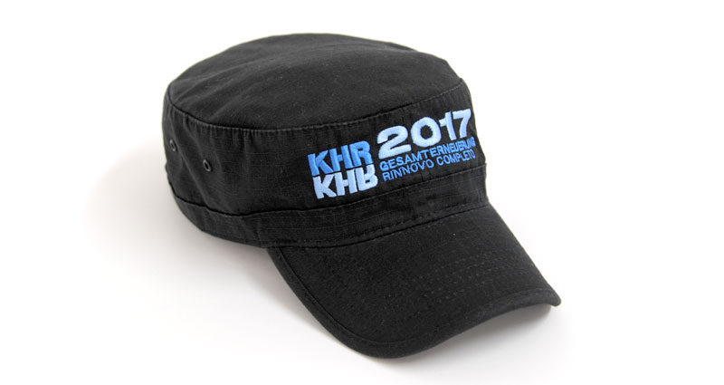 Atelier Leuthold Grafikdesign: Portfolio - Objektdesign - Give away KHR Cap