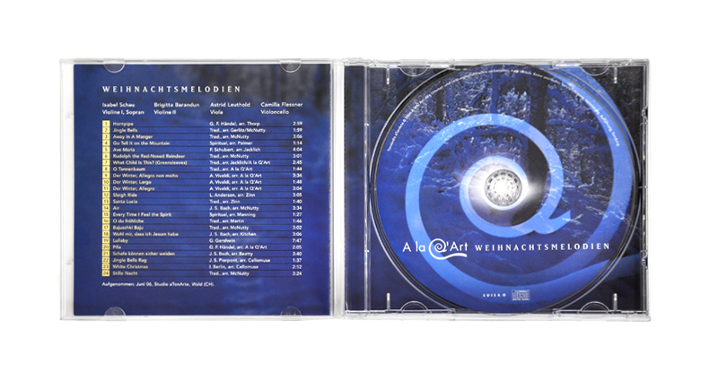 Atelier Leuthold Grafikdesign: Kunden - A la q’art	 - Objekt CD A la Q`Art