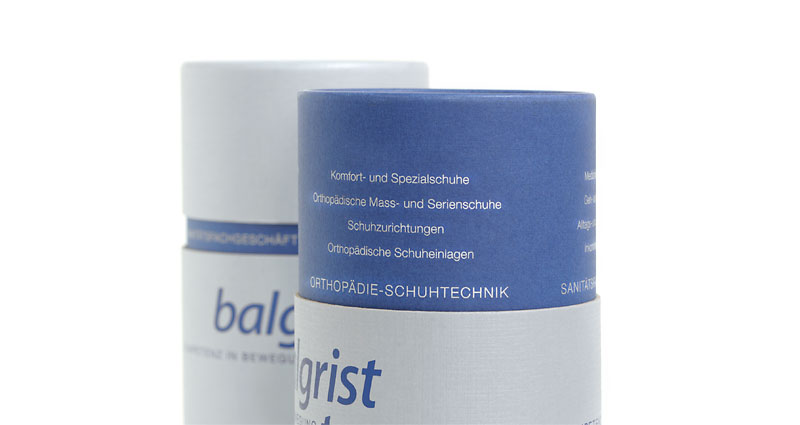 Atelier Leuthold Grafik schön und schnell und gut: OBJEKTDESIGN Kartonverpackung Balgrist Tec AG Verpackung Balgrist tec 2