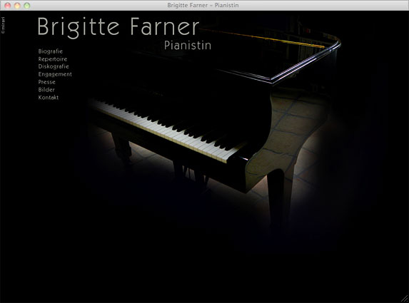 Atelier Leuthold Grafikdesign: Portfolio -  - Website Brigitte Farner